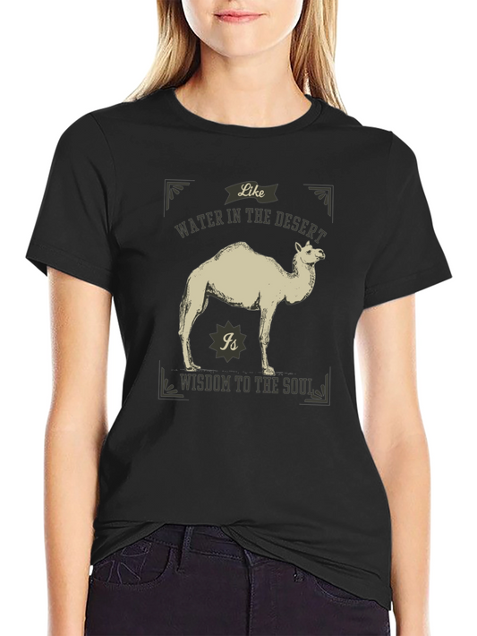 Desert Camel T-Shirt - Wisdom for the Soul