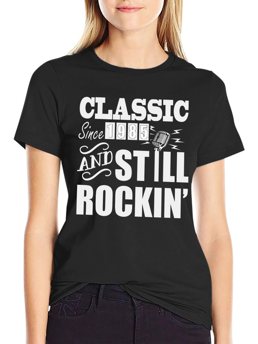 Classic Since 1985 T-Shirt - Rockin Birthday Tee