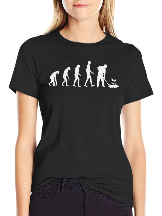 Gardener Evolution Graphic Tee - Black Cotton