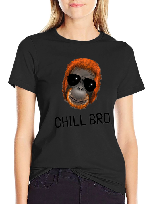 Chill Bro Orangutan Graphic Tee