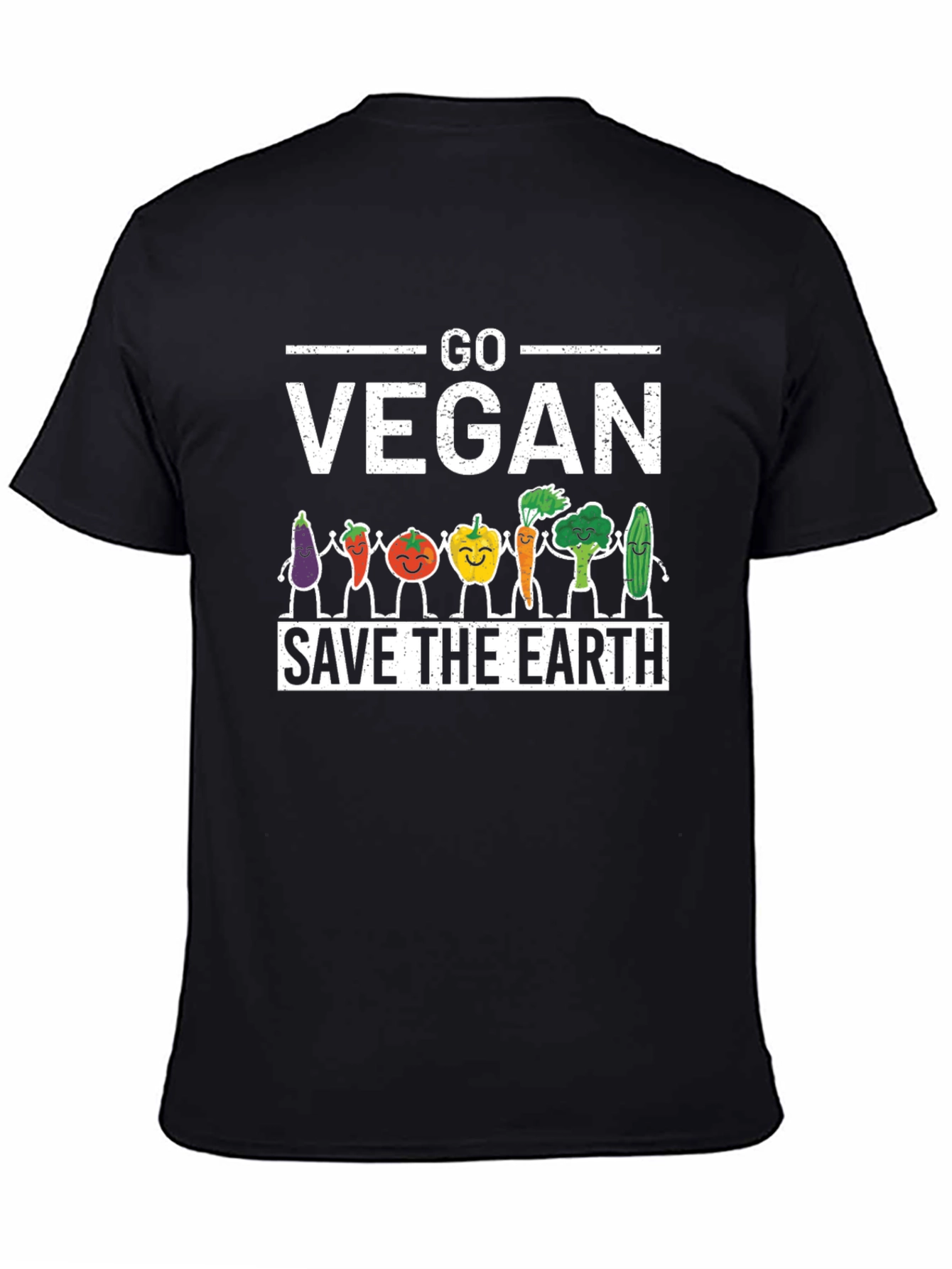 Go Vegan Save The Earth T-Shirt