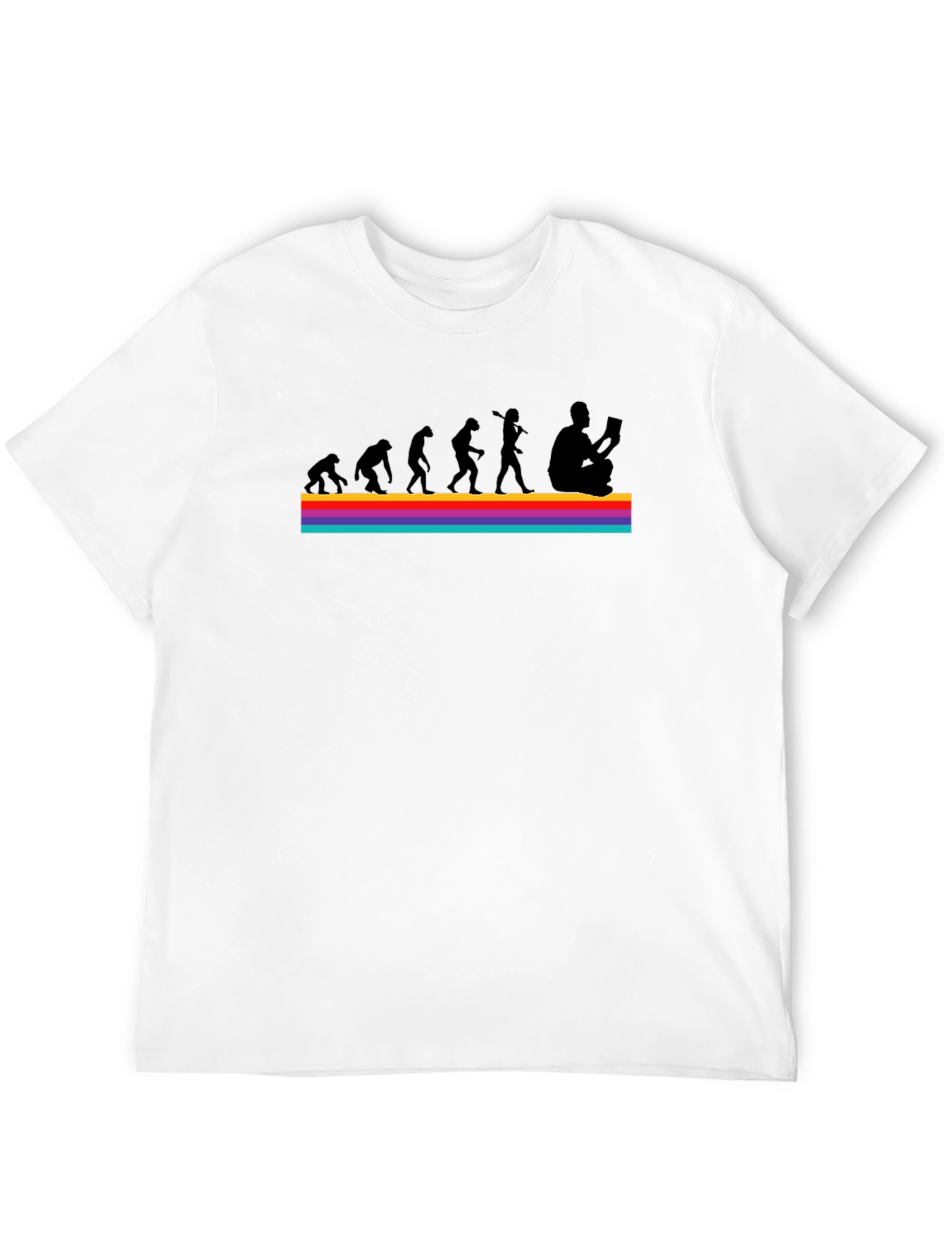 Evolution of Reading Black T-Shirt