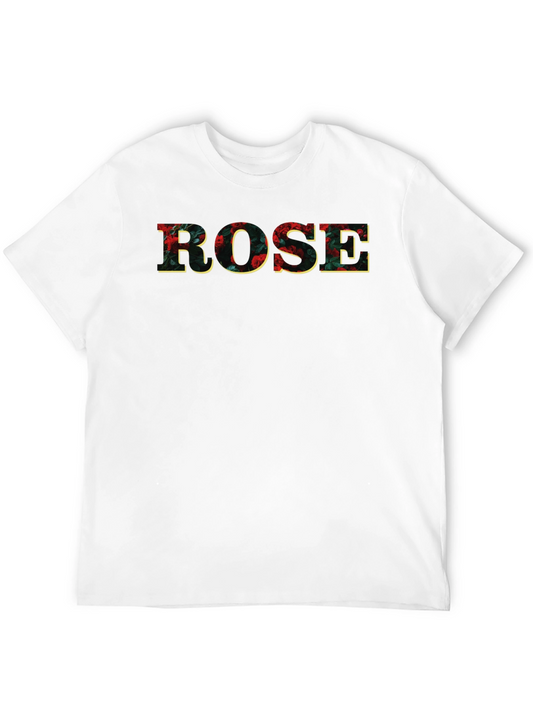 Floral ROSE T-Shirt - Trendy Graphic Tee