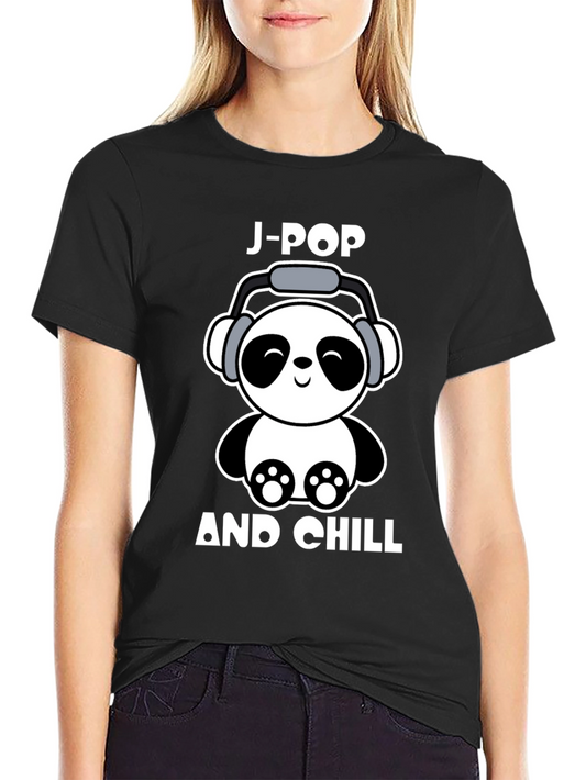 J-Pop and Chill Panda T-Shirt
