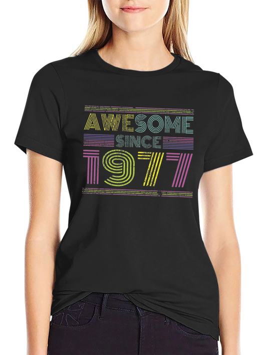 Awesome Since 1977 Graphic T-Shirt