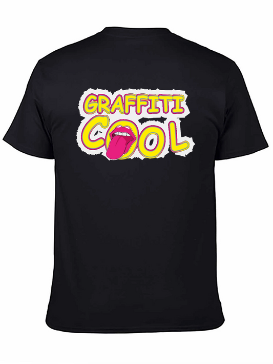 Cool Graffiti Graphic T-Shirt - Edgy Streetwear