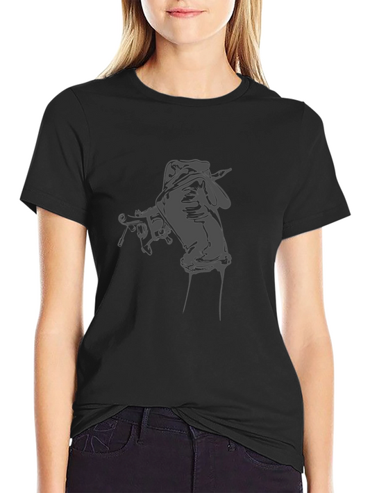 Tattoo Artist Hand Black T-Shirt