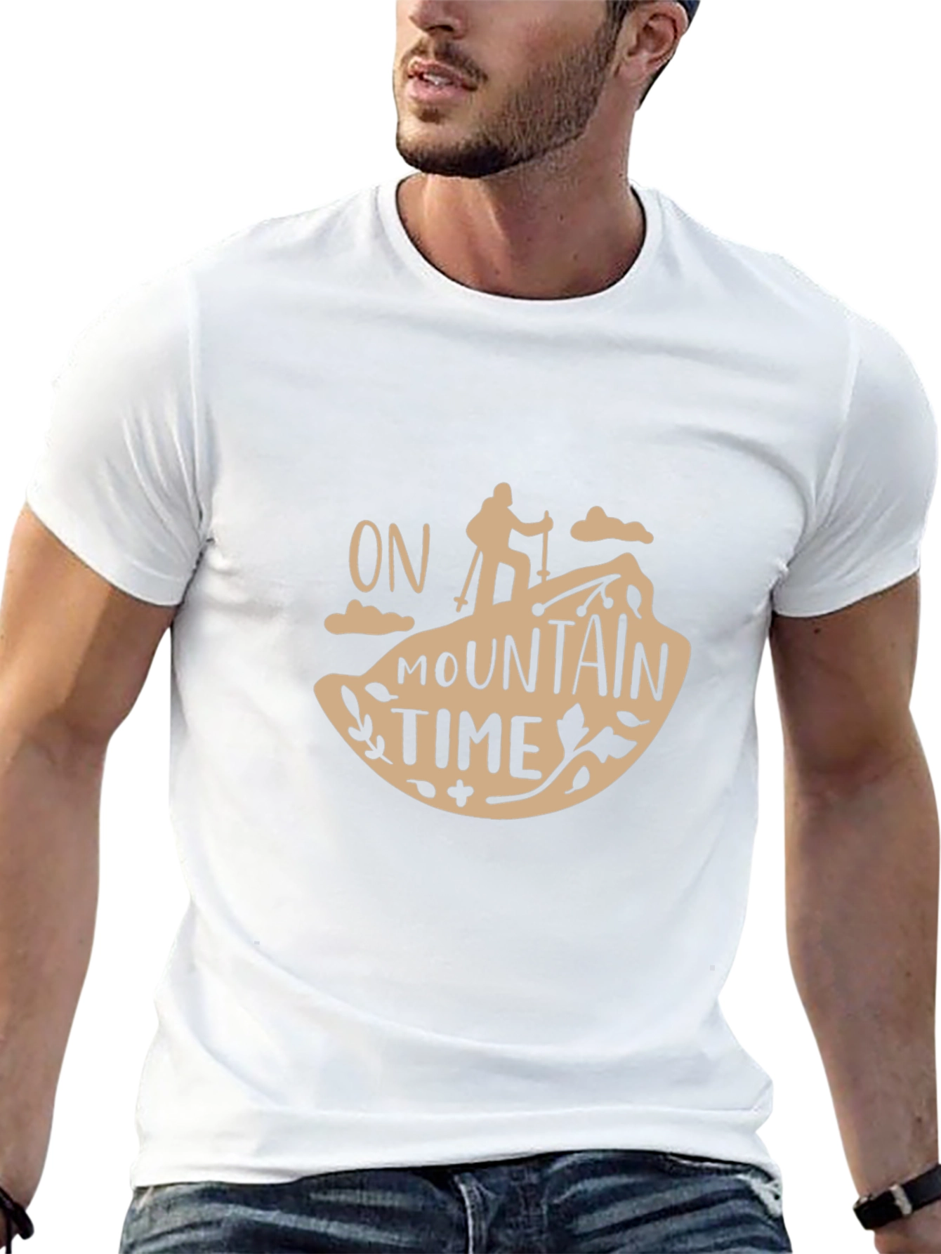 On Mountain Time T-Shirt - Hiking Adventure Tee