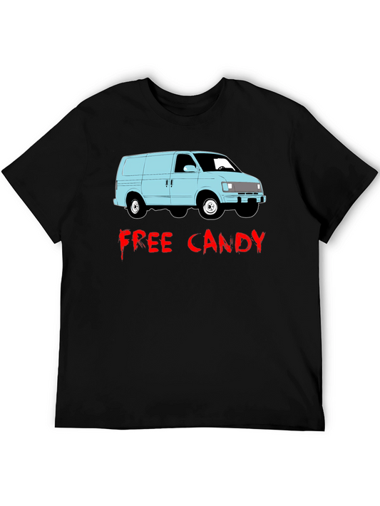 Free Candy Van T-Shirt - Funny Graphic Tee