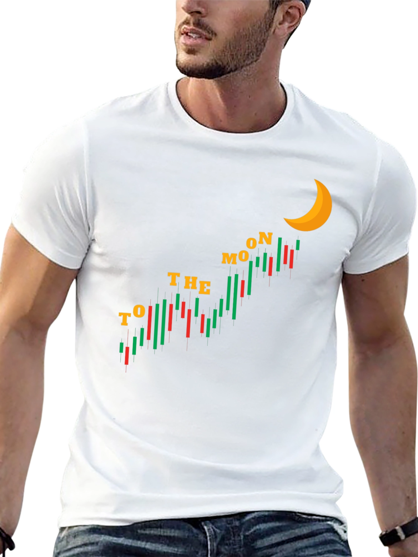 To The Moon Stock Market T-Shirt
