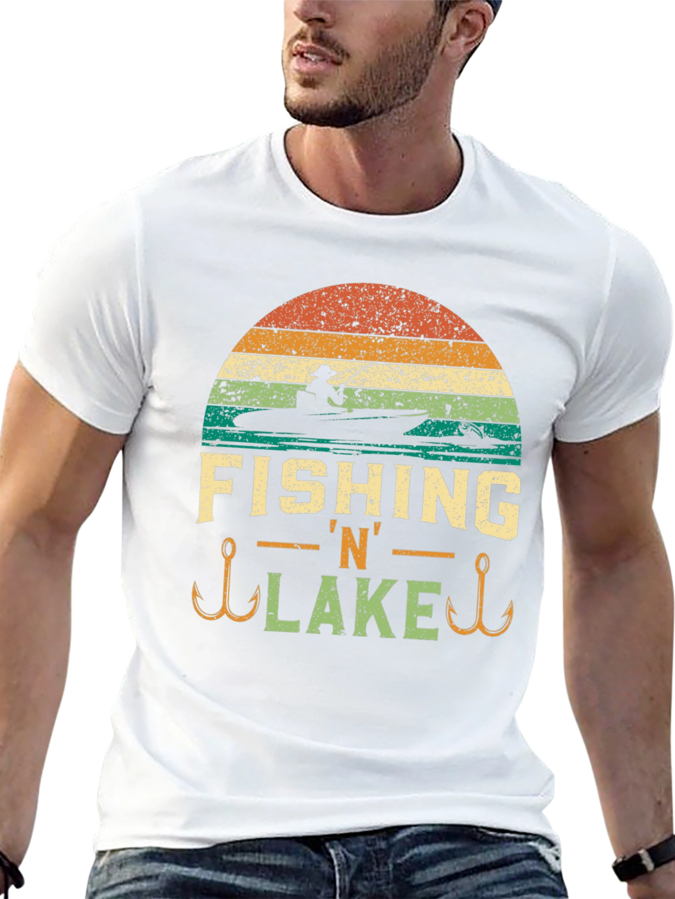 Fishing N Lake Graphic Tee