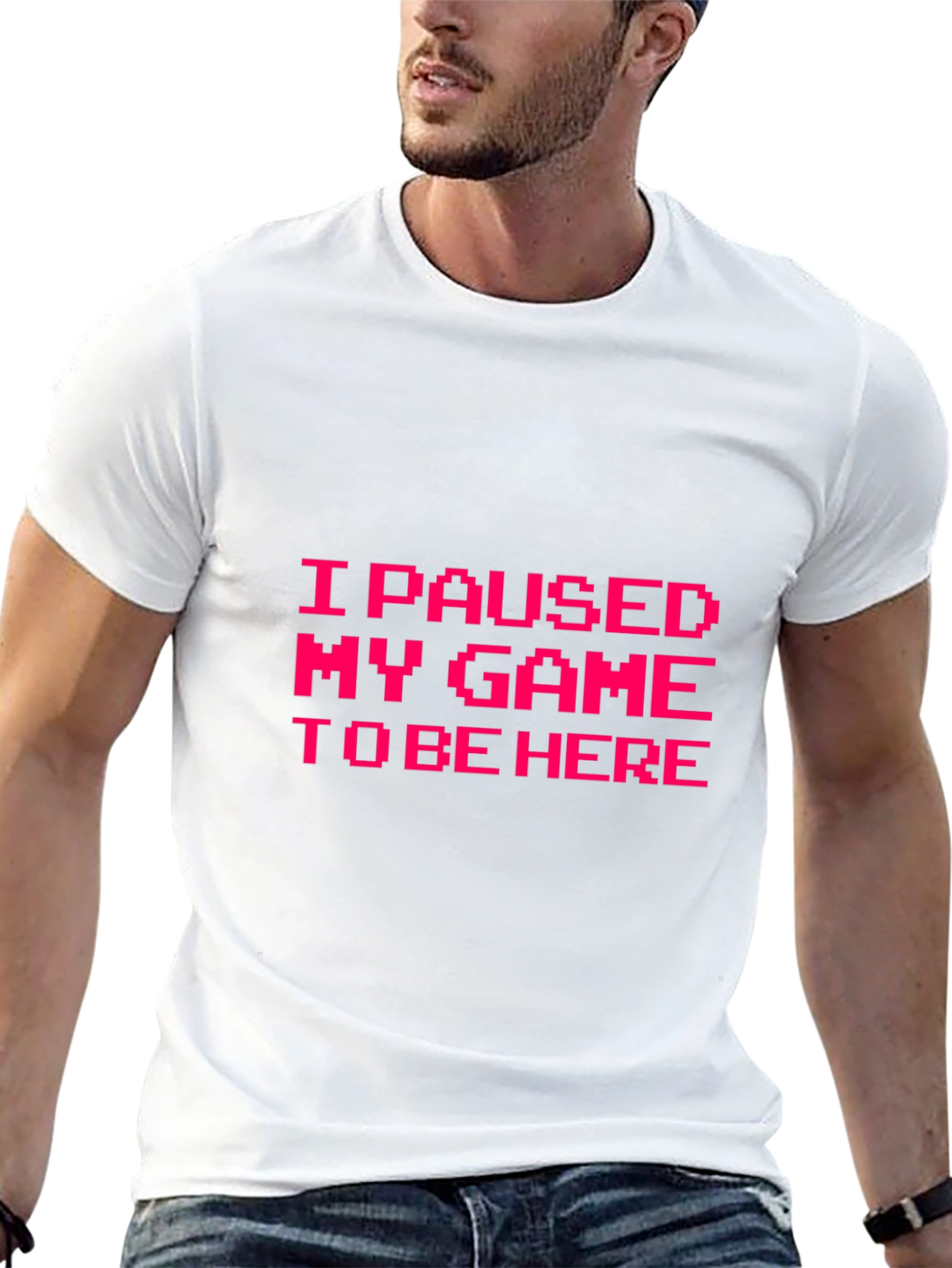 I Paused My Game to Be Here Graphic Tee