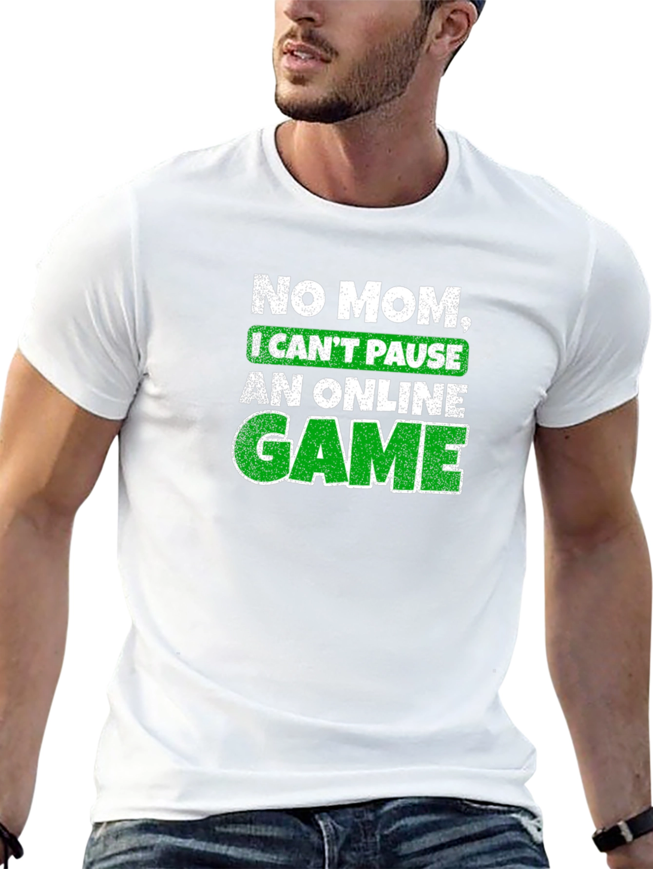 Gamer T-Shirt - No Mom I Cant Pause!