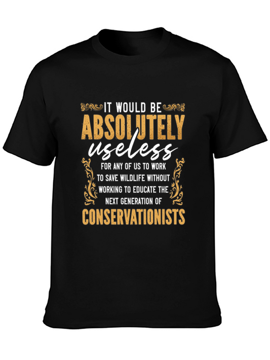 Conservationist T-Shirt: Educate The Next Generation Tee