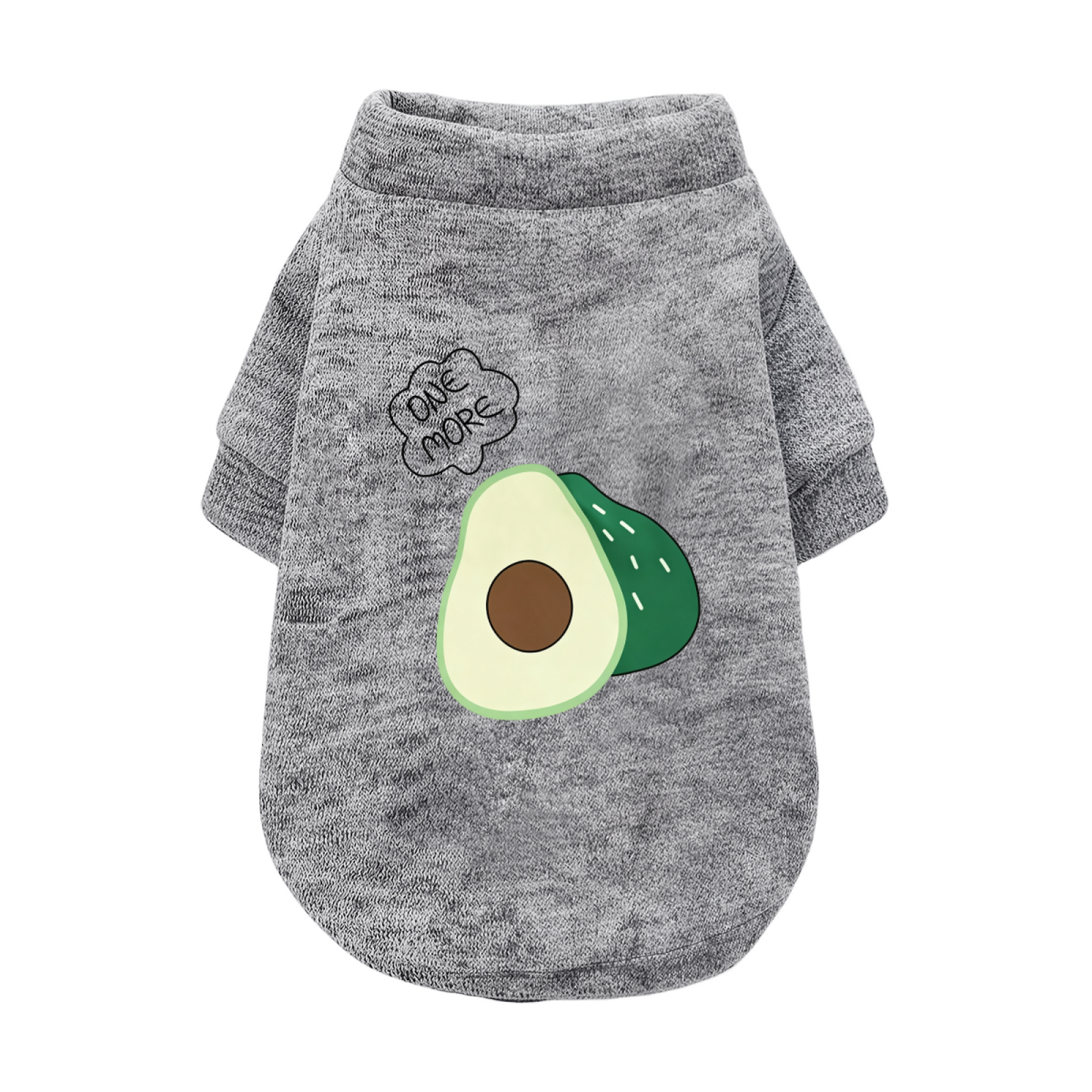 Cute Avocado ONE MORE Cartoon Pet Soft Sweater