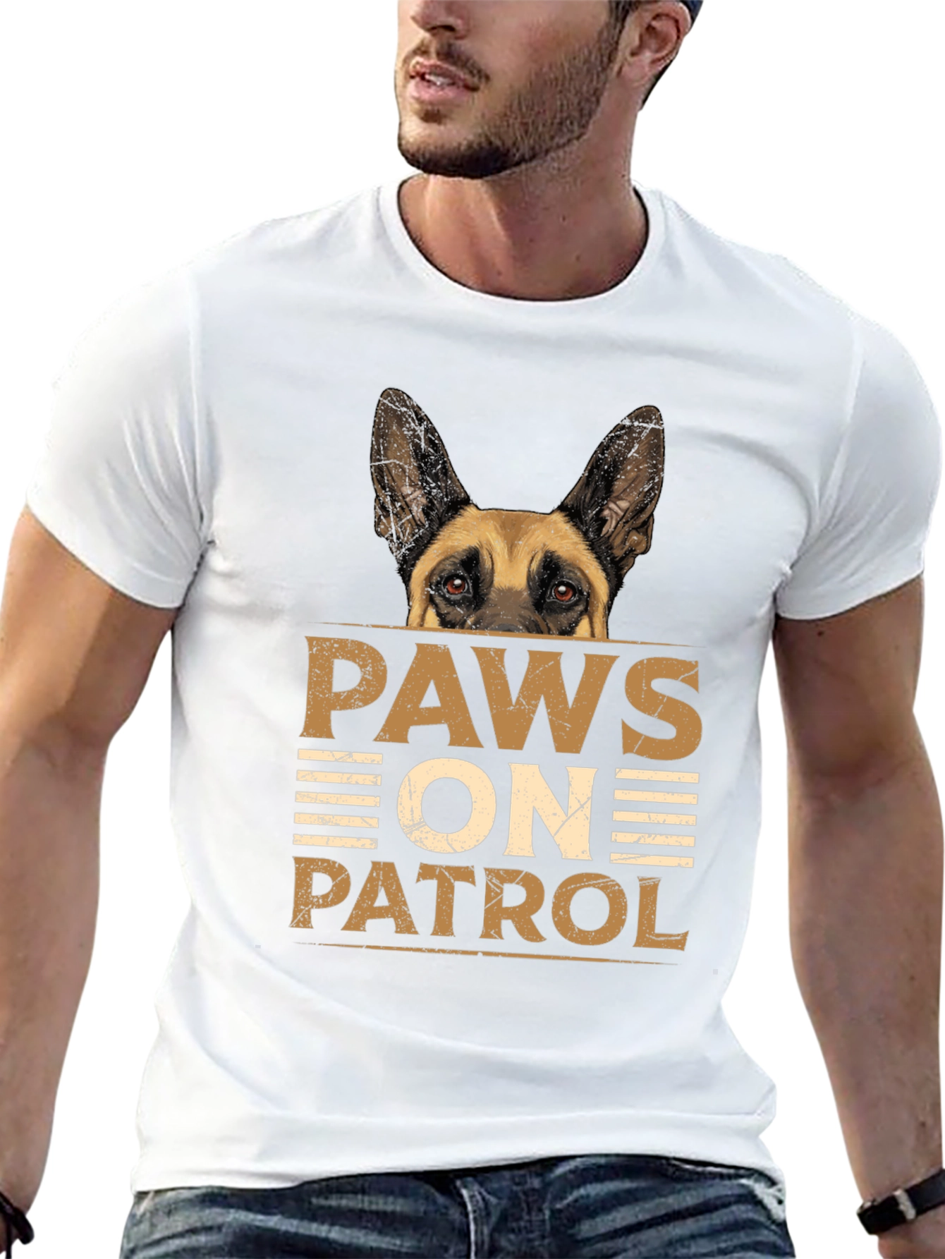 Dog Lovers Paws On Patrol Graphic Tee
