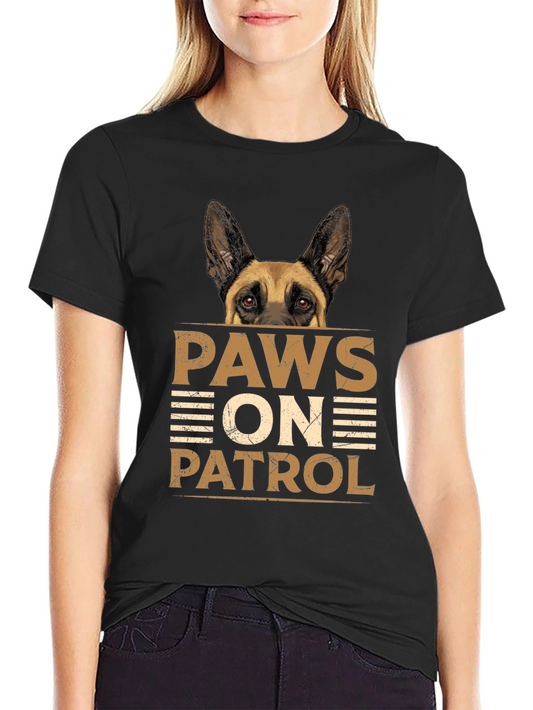 Dog Lovers Paws On Patrol Graphic Tee