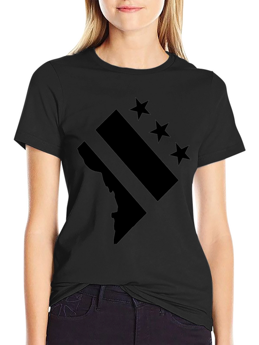 DC Flag Black T-Shirt - District of Columbia Pride