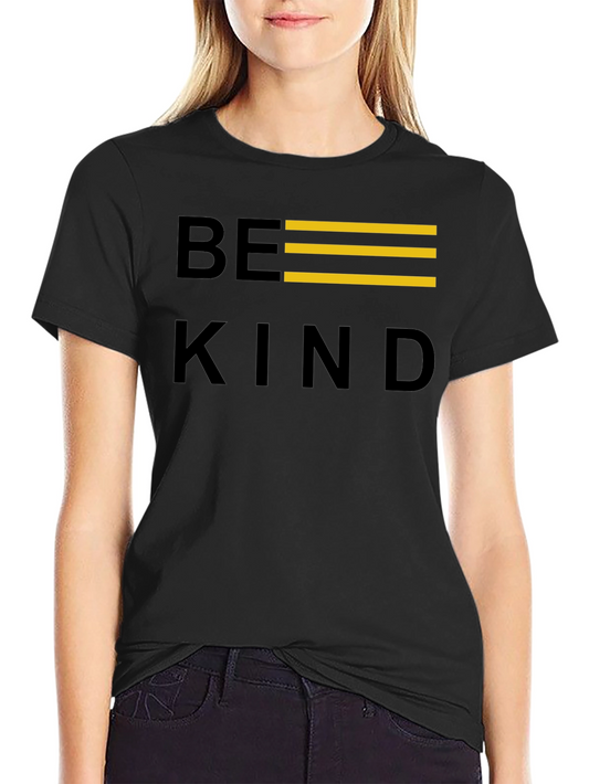 Be Kind Graphic Tee - Black Casual T-Shirt