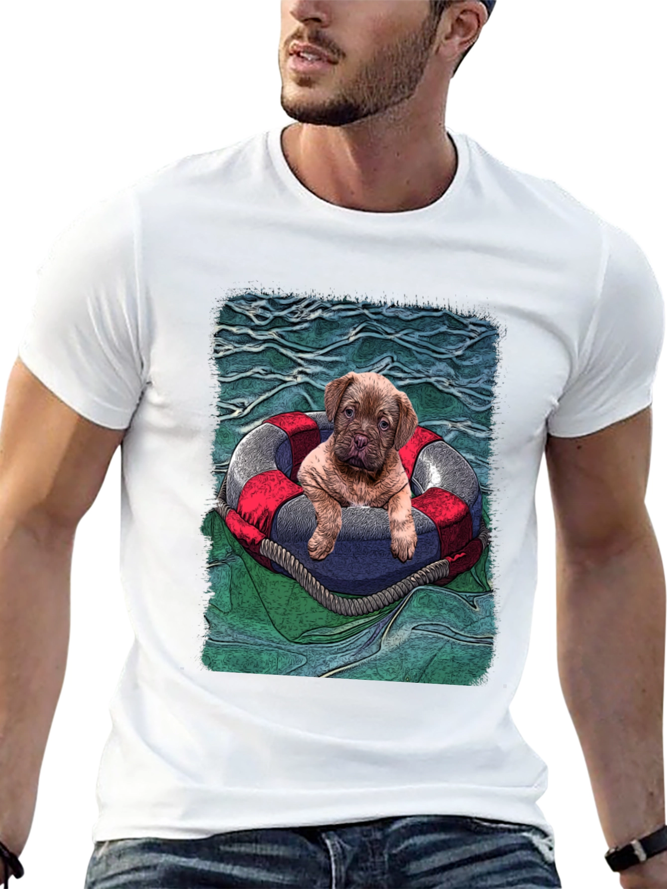 Puppy Life Preserver T-Shirt