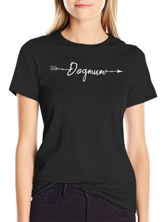 Dogmum Arrow Graphic T-Shirt - Trendy Casual Tee