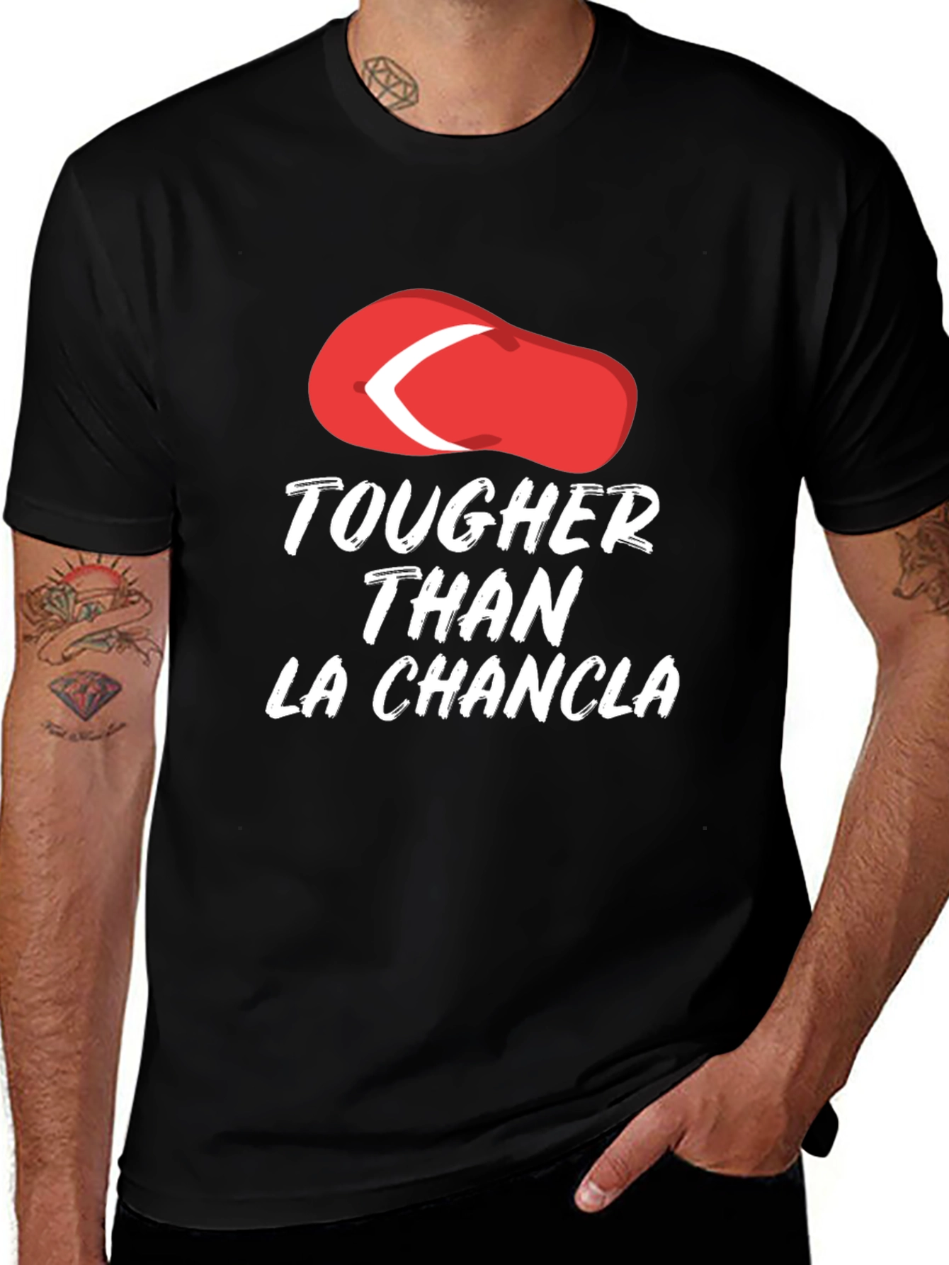 Tougher Than La Chancla Funny Graphic Tee