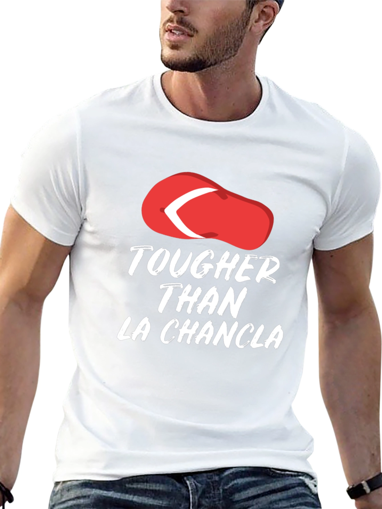 Tougher Than La Chancla Funny Graphic Tee