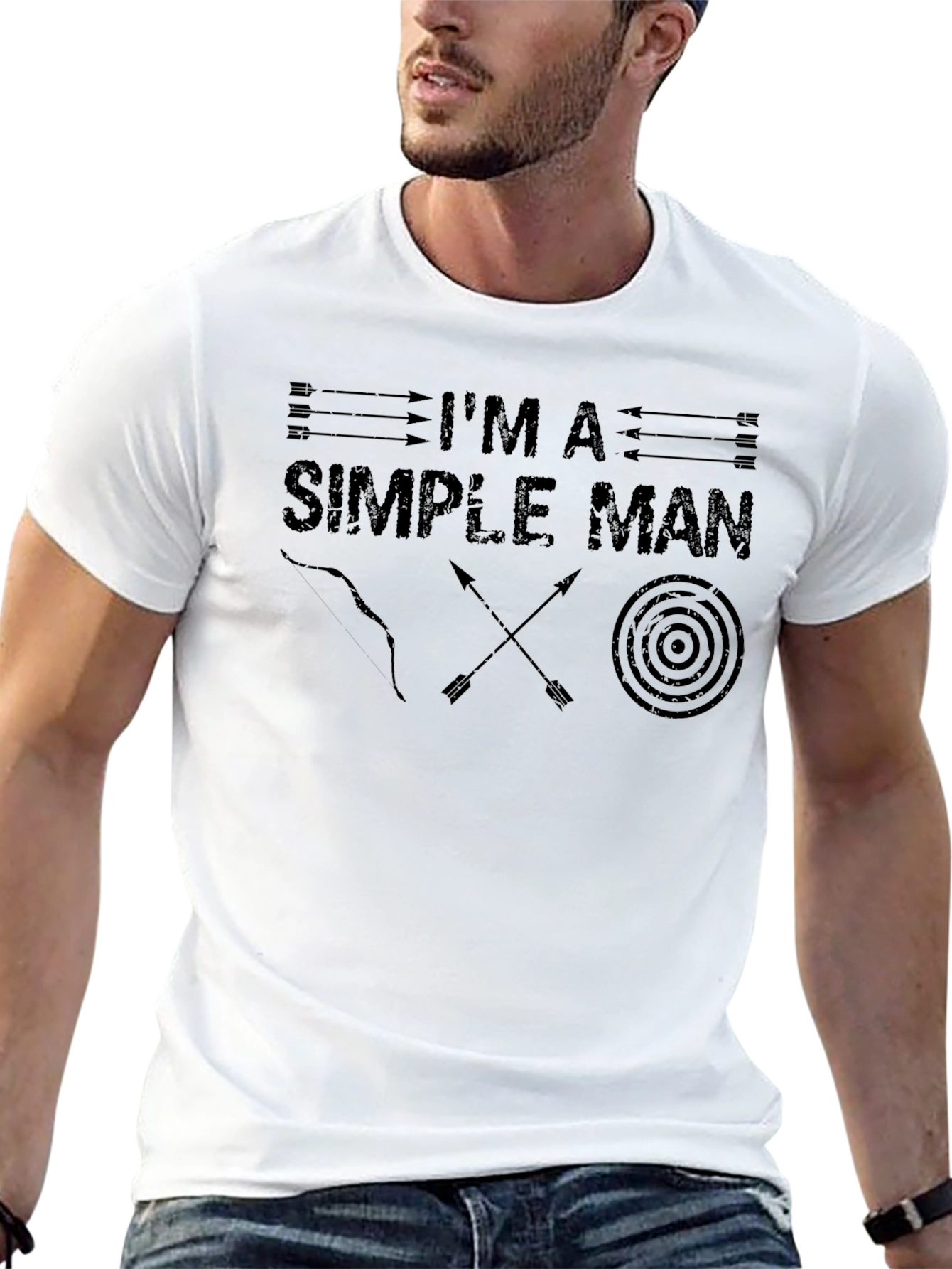 Im a Simple Man Archery T-Shirt