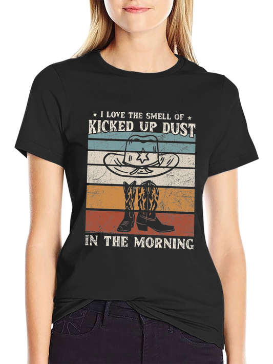 Kicked Up Dust Cowboy Graphic Tee