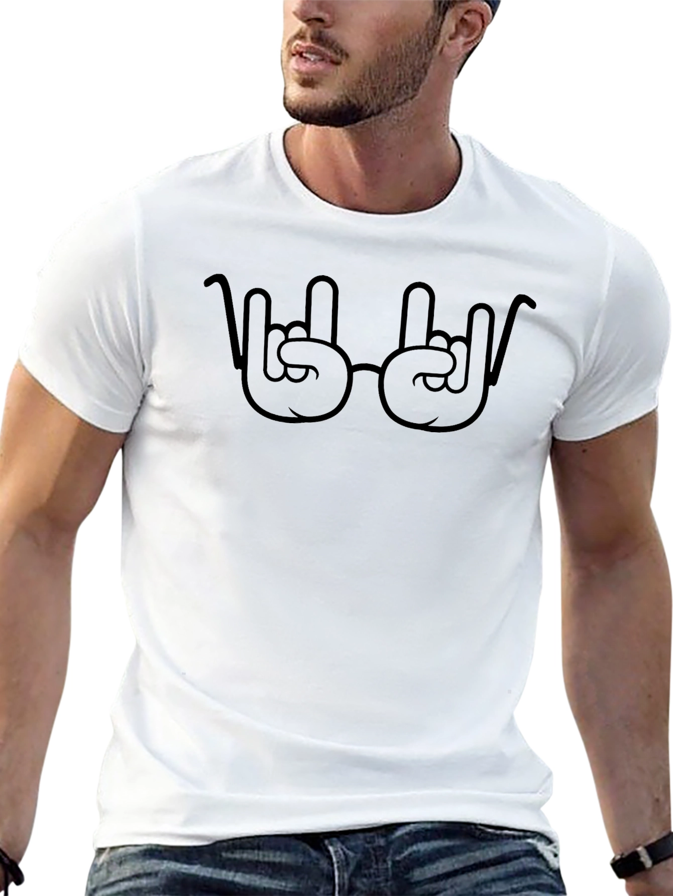 Rock On Glasses T-Shirt