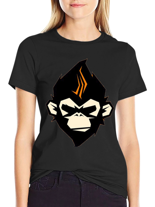 Cool Monkey Graphic Black T-Shirt