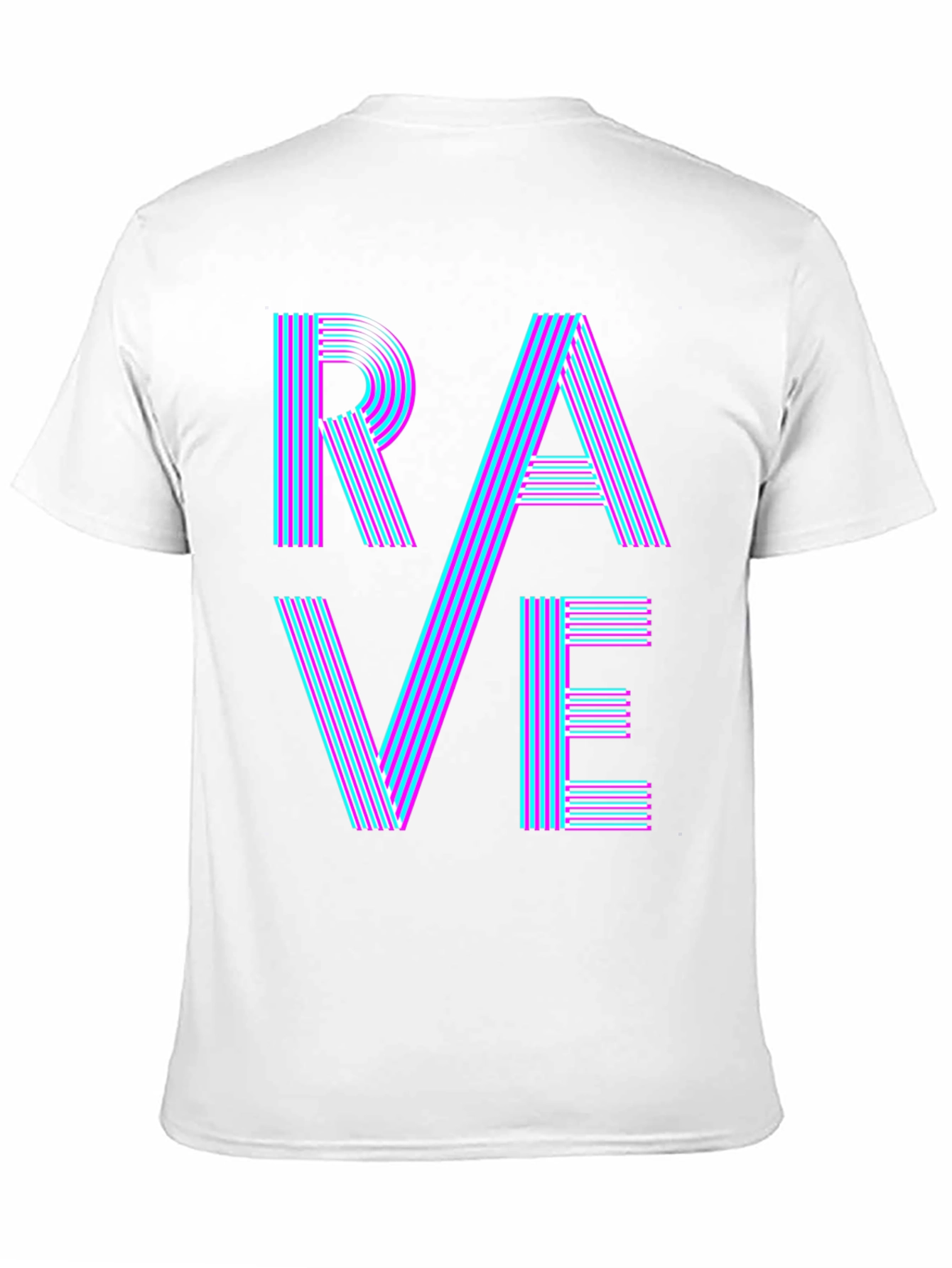 Rave Graphic T-Shirt - Bold Neon Party Tee