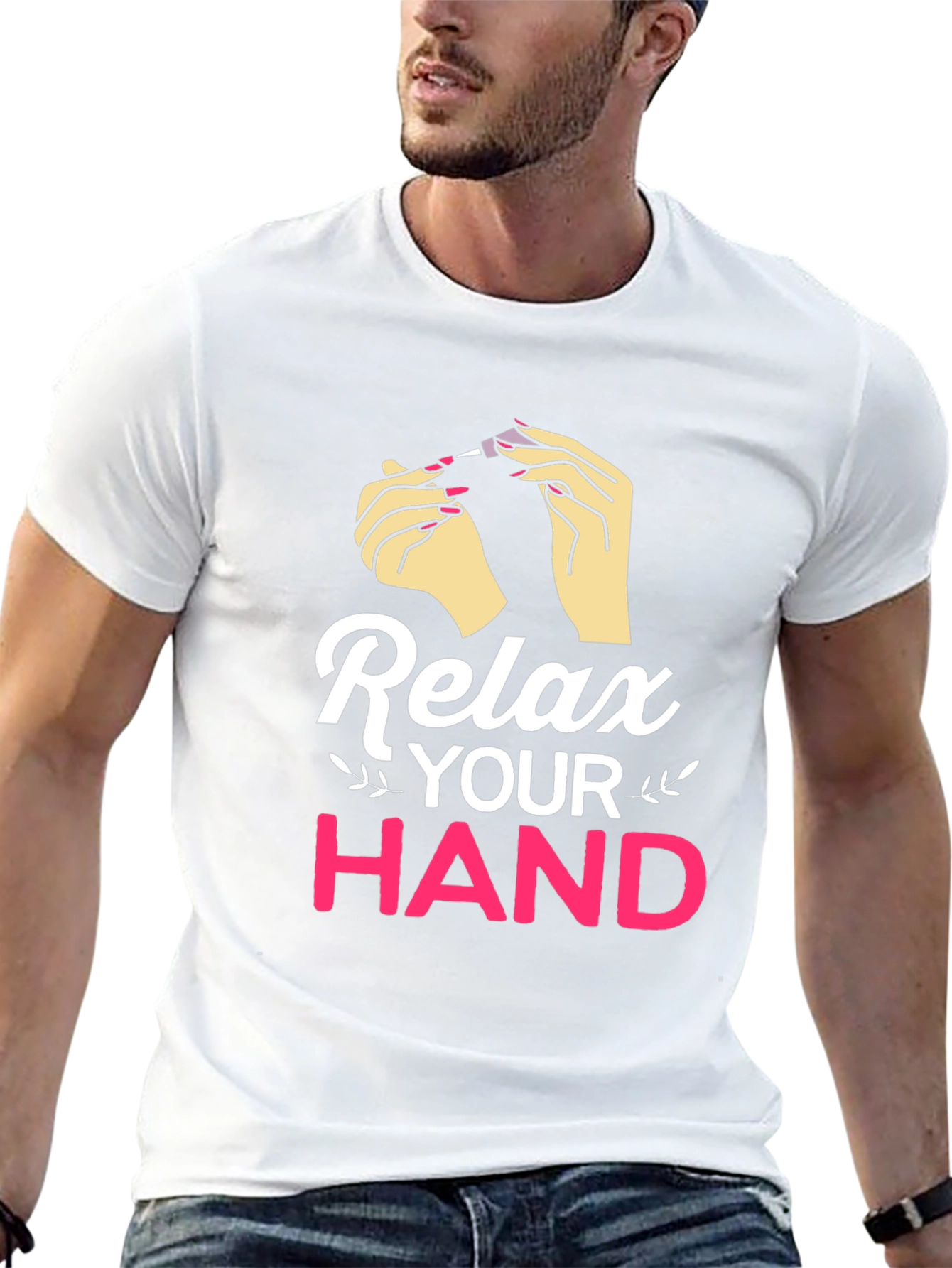Relax Your Hand Graphic T-Shirt