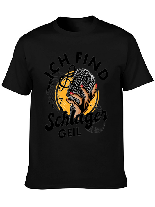 Ich Find Schlager Geil Graphic T-Shirt