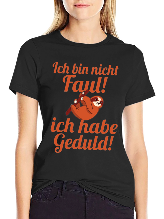 Ich Bin Nicht Faul! Sloth Graphic Tee