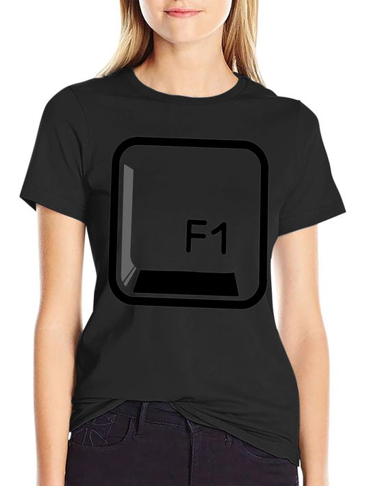F1 Keyboard Key T-Shirt - Programmer Humor Tee