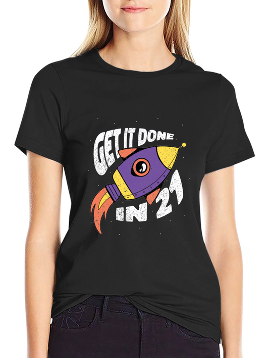 Get it Done Rocket Graphic Tee