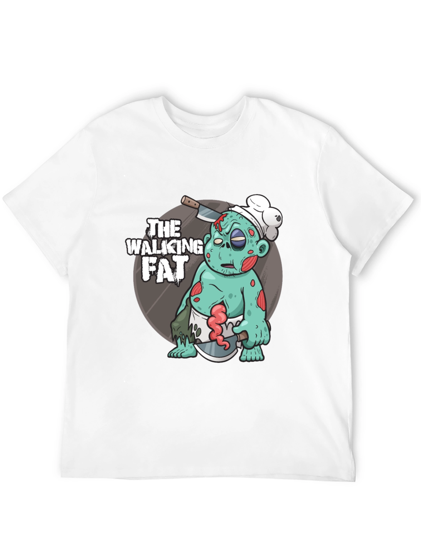 The Walking Fat Zombie Chef T-Shirt