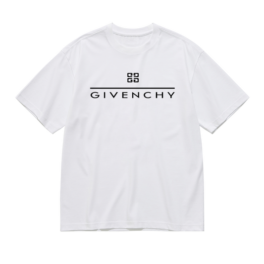 Unisex Classic 4G Square Logo GIVENCHY Letter Print Crew Neck T-Shirt Oversized Casual Basic Short Sleeve Tee Multiple Colors Available