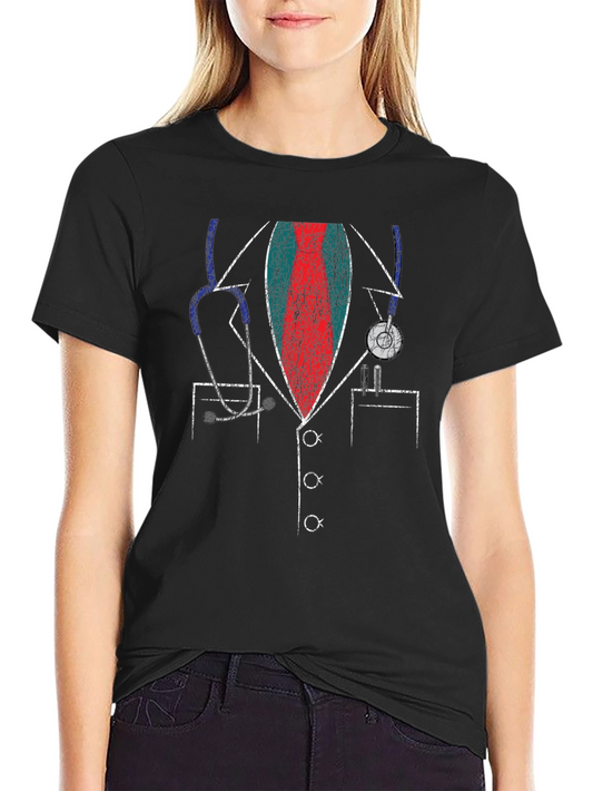 Doctor Lab Coat Stethoscope T-Shirt