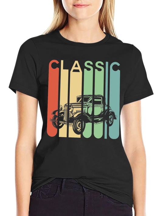 Classic Car Graphic T-Shirt - Retro Automotive Tee