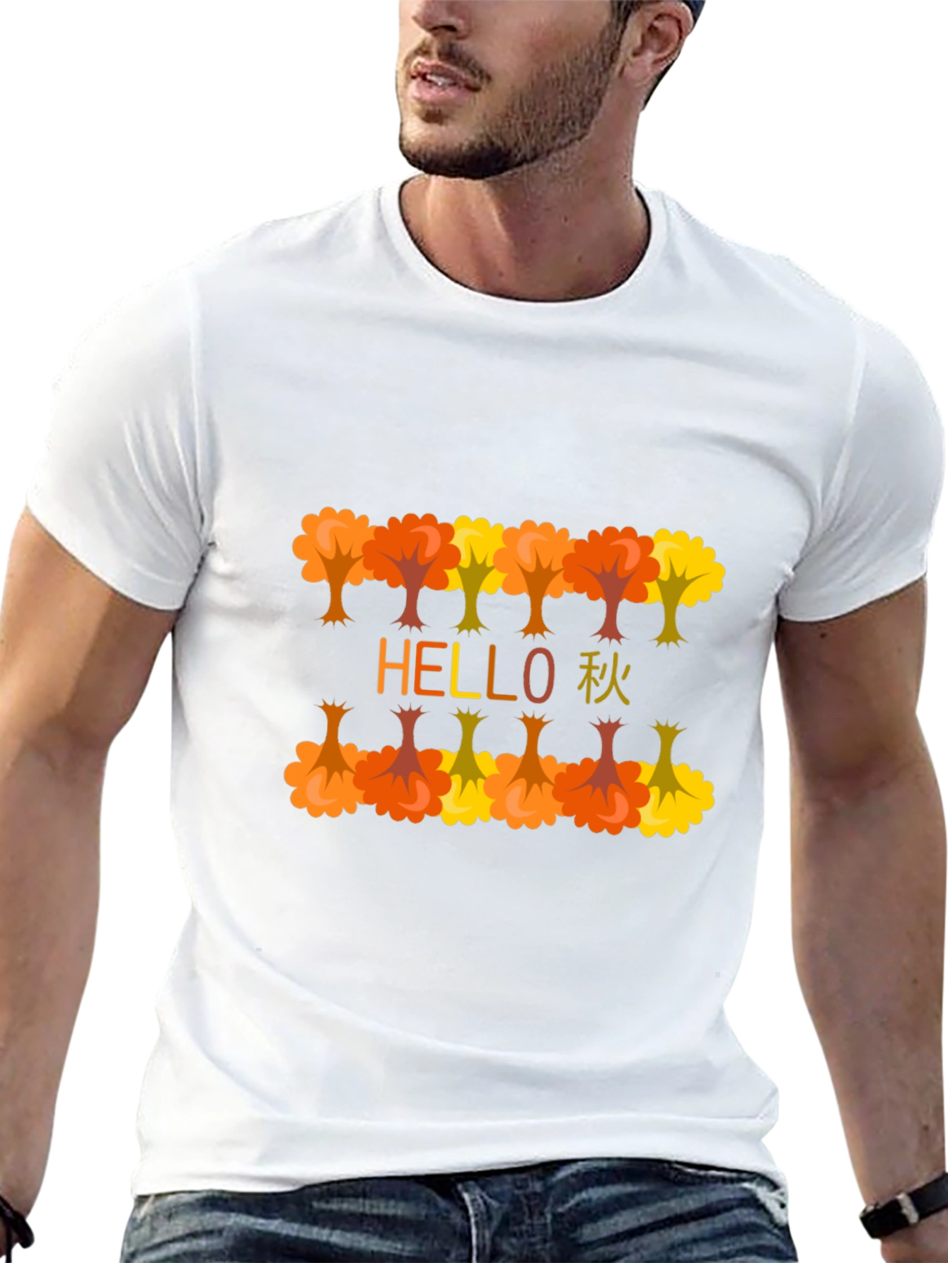 Hello Fall Autumn T-Shirt