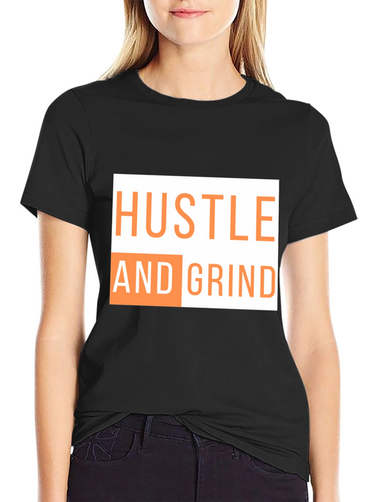Hustle & Grind Graphic Tee - Motivational T-Shirt