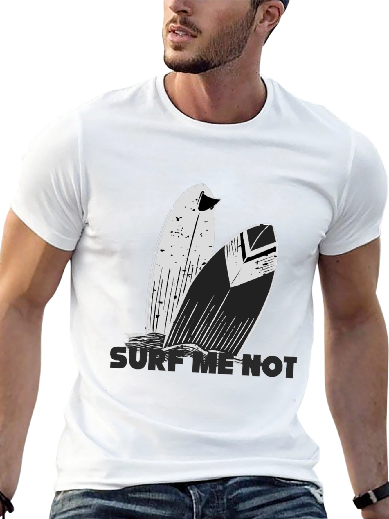 Surf Me Not T-Shirt - Surfer Style Tee