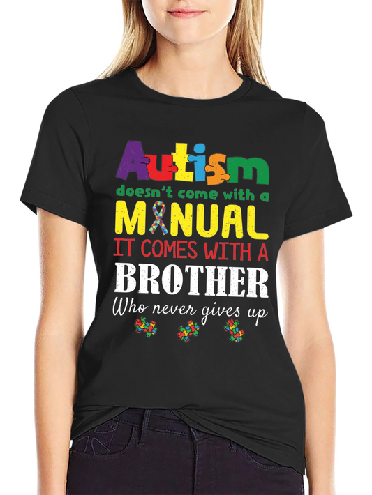 Autism Brother T-Shirt: Autism Awareness Tee