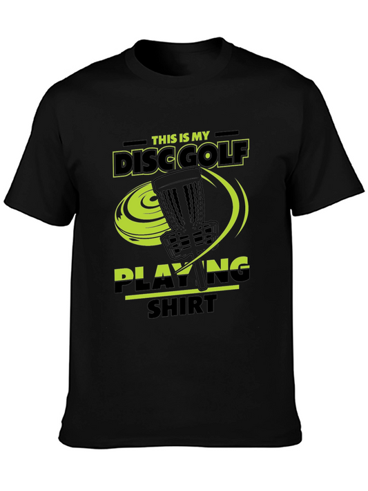 Disc Golf Playing Shirt - Fun Golfer Tee