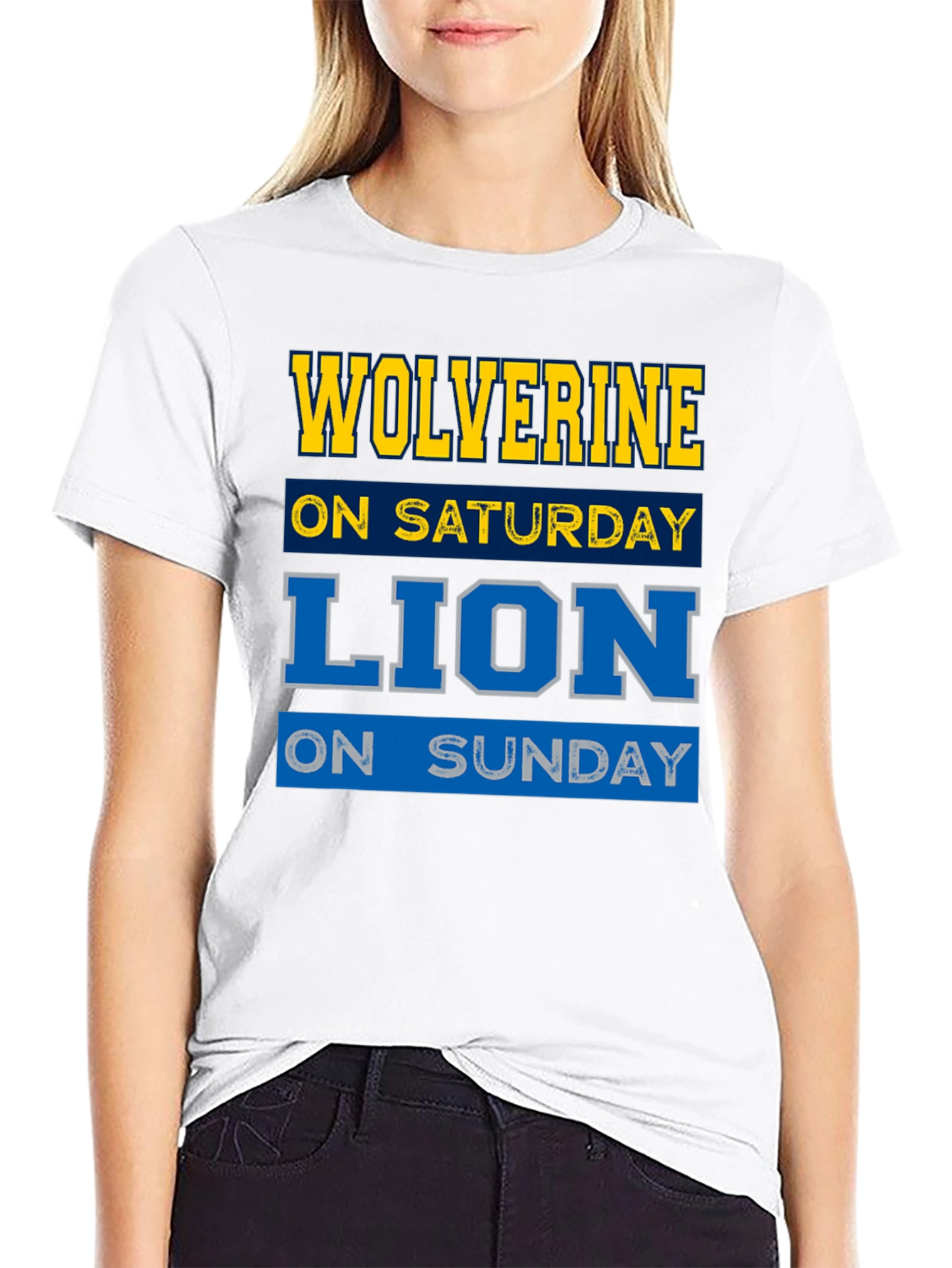 Wolverine/Lions Fan T-Shirt