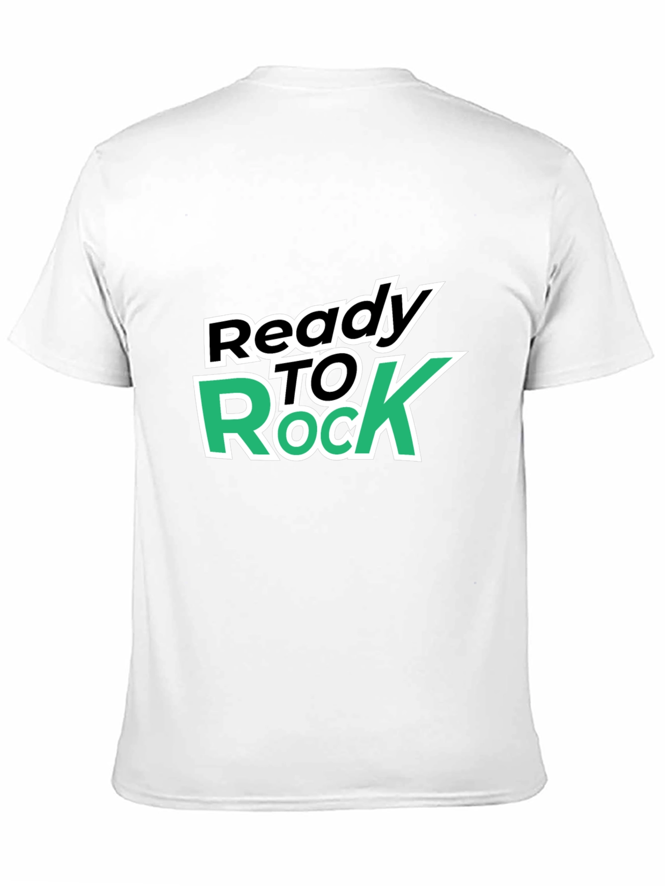 Ready to Rock Black T-Shirt - Stylish Graphic Tee