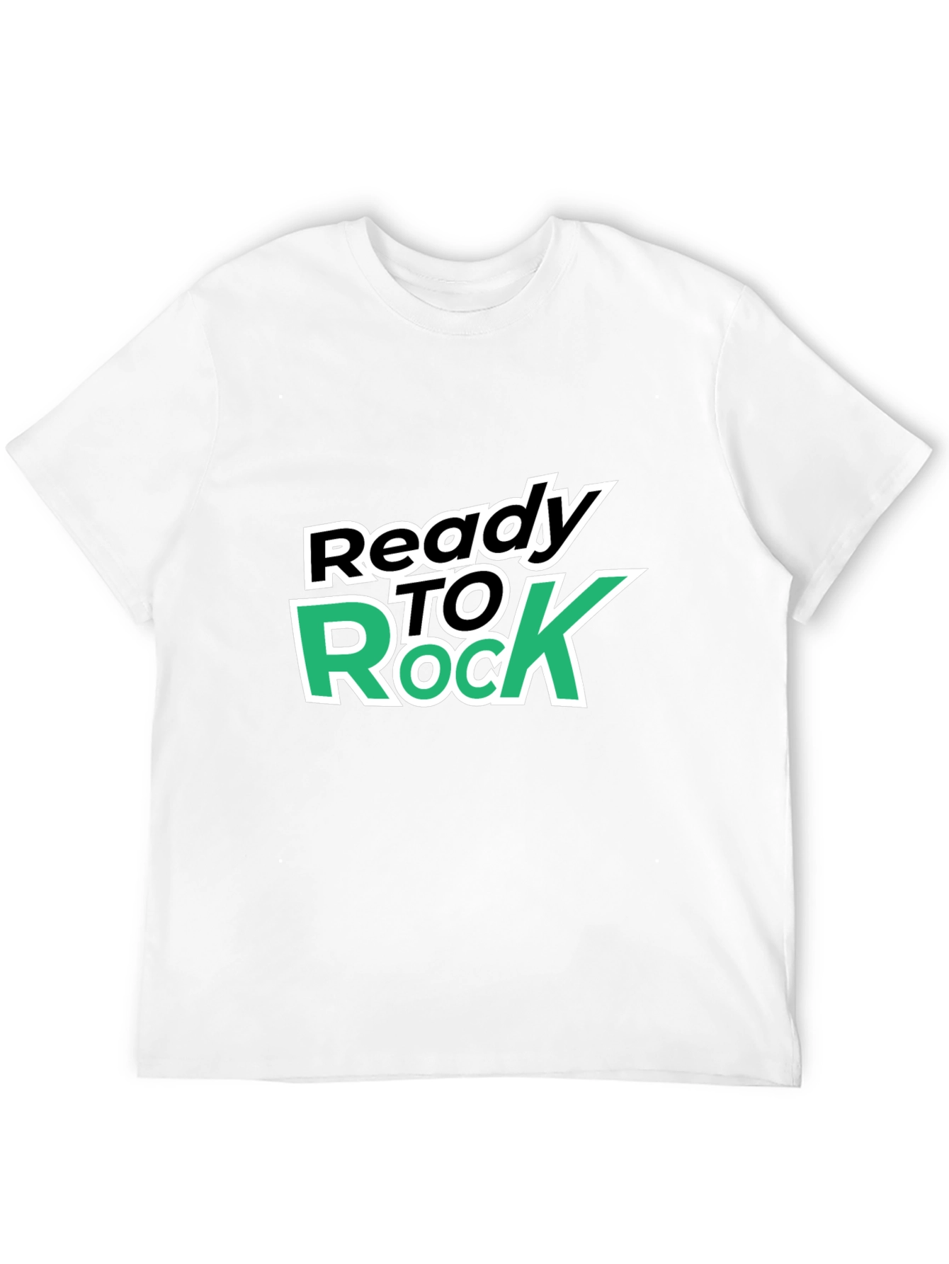 Ready to Rock Black T-Shirt - Stylish Graphic Tee