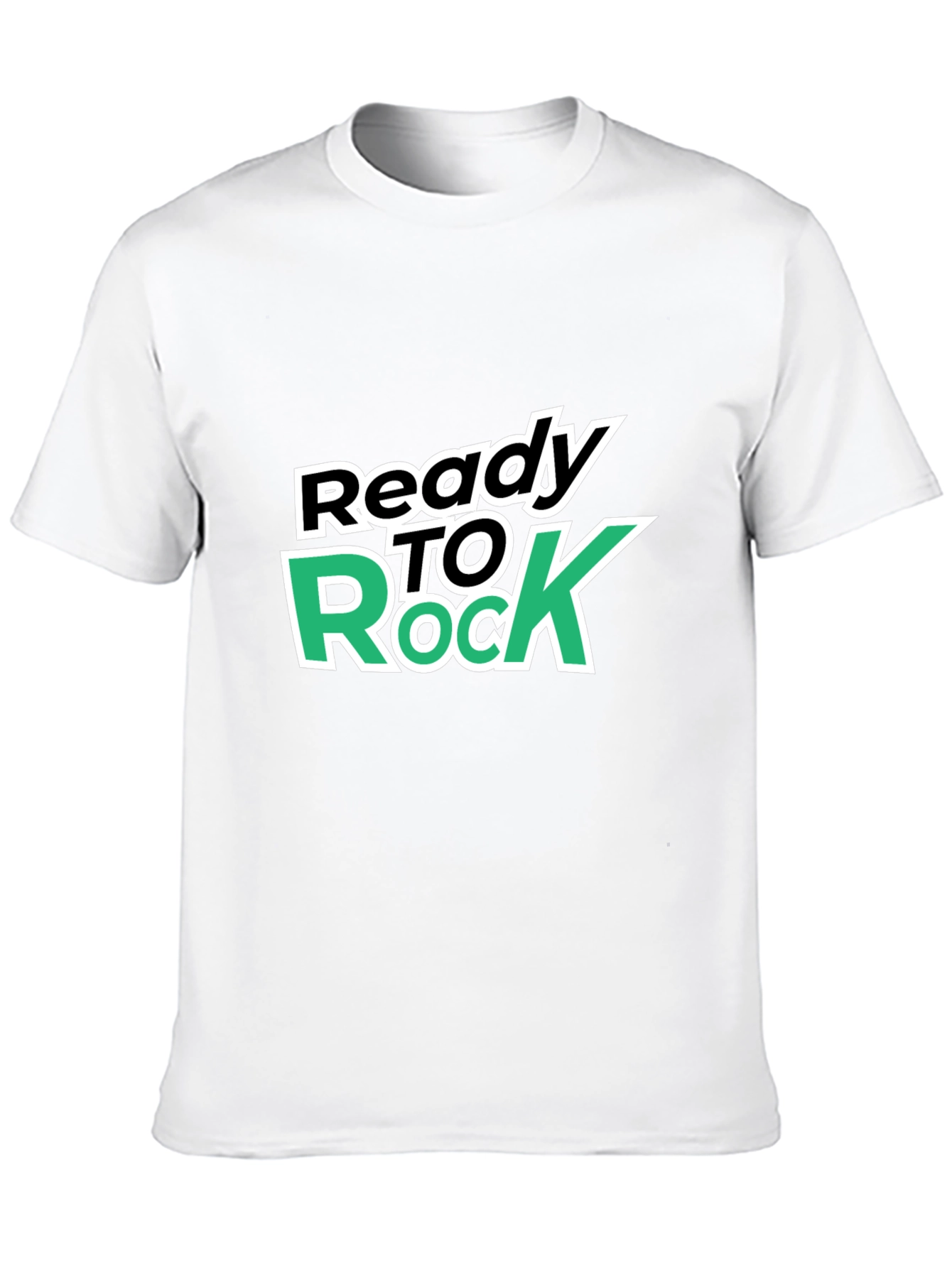 Ready to Rock Black T-Shirt - Stylish Graphic Tee